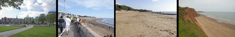 Exmouth and nearby coastline 